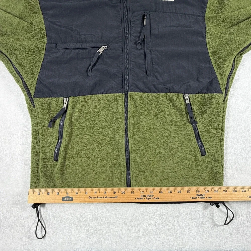 Vintage The North Face Denali Fleece Jacket Mens Medium Olive Green Full Zip